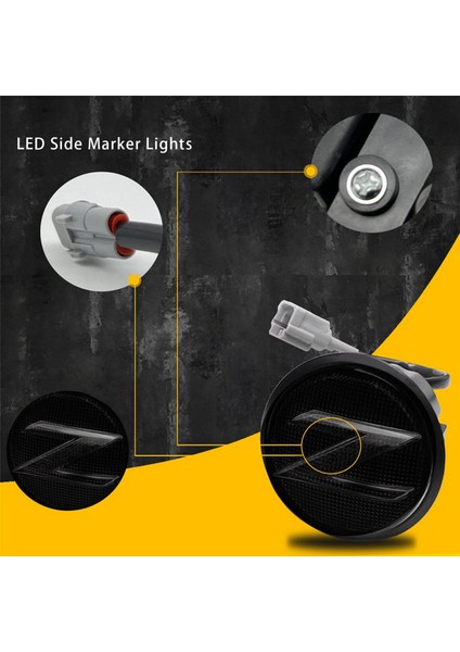 350Z Z33 09-20 370Z Z34 Için LED Yan Işaret Sinyal Lambaları (Yurt Dışından) fırsatları