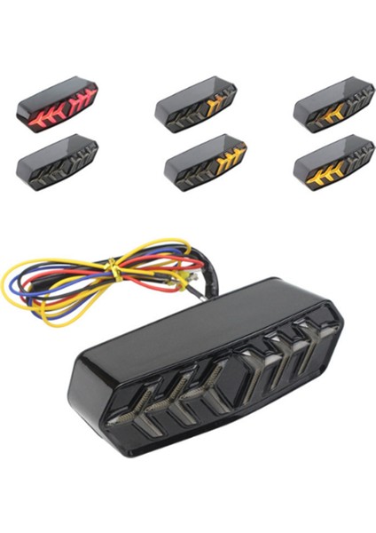 Motosiklet Arka Lamba LED Fren Lambası Dönüş Sinyalleri Honda Grom MSX125 CBR650F Için Işık (Yurt Dışından)