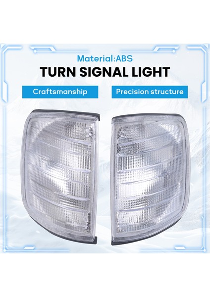 1 Çift Ön Köşe Dönüşü Dönüş Sinyal Lambası Mercedes-Benz W124 E320 E420 E500 1994-1996 1248261143 1248261243 (Yurt Dışından) fırsatları