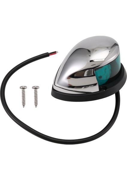 1pcs 12V Gezinme Işıkları LED Çinko Alaşım Yay Işık Deniz Teknesi LED Kırmızı Yeşil Pontoons Yelken Sinyal Işıkları (Yurt Dışından) fiyatları