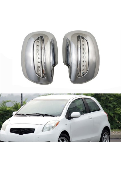 Toyota Corolla Yaris 2008-2011 Için LED Turn Sinyal Işıkları ile Araba Ters Ayna Kabuğu (Yurt Dışından) fiyatları