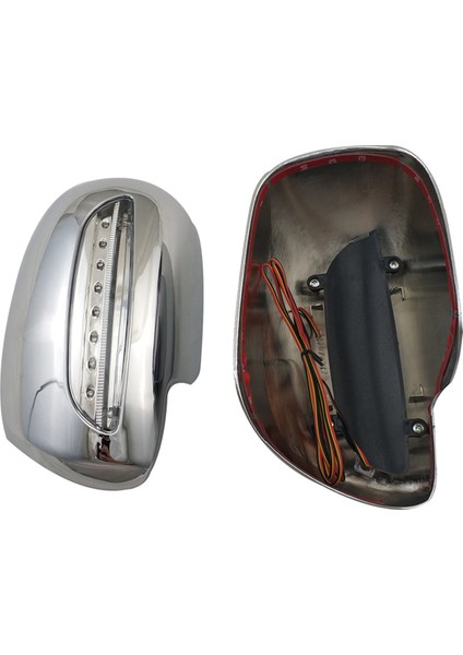 Toyota Corolla Yaris 2008-2011 Için LED Turn Sinyal Işıkları ile Araba Ters Ayna Kabuğu (Yurt Dışından) indirimleri