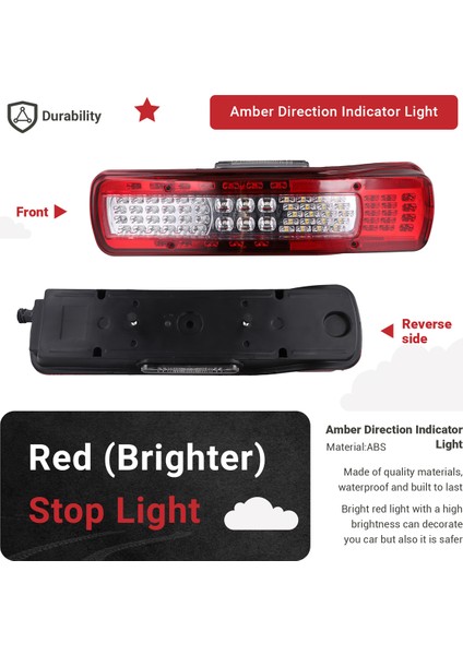 Volvo Fh Fm Arka Dönüş Sinyali Durdurma Fren Sisi Lambası Için LED Kuyruk Lambaları, Uyarı Işık Arabası Aksesuarları Kaldı (Yurt Dışından) indirimleri