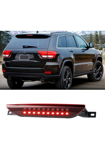 Araba Yüksek Montaj Üçüncü Fren Lambası Durdurma Sinyali Lambası Dodge Durango Kalibre Jeep Pusula Grand Cherokee Için Kırmızı Lamba (Yurt Dışından) modelleri