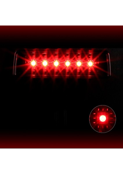 Araba Üçüncü Fren Durdur Işığı 68048581AA Jeep Wrangler Için Jk 2007-2018 Arka Yüksek Montaj Sinyali LED Lamp Kırmızı ve Siyah (Yurt Dışından) modelleri