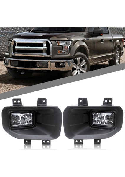 Sol+Sağ Ön Tampon Sis Lambası Düzeneği Için Ford Raptor F-150 F150 2015-2017 Halojen Gündüz Koşu Işıkları (Yurt Dışından) fiyatları
