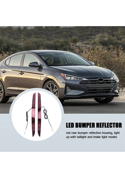 Hyundai Elantra 2016 2017 2018 Fren Işıkları Sinyal Işıkları Kırmızı (Yurt Dışından) indirimleri