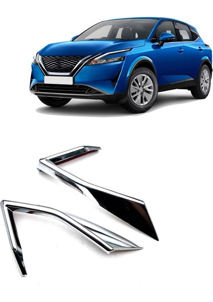 Nissan Qashqai Için J12 2022 2023 Araba Ön Tampon Çerçevesi Sisli Fark Kapağı Trim Aksesuarları (Yurt Dışından) fiyatları