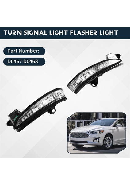 Ford Mondeo Abd Için Yan Dönüş Lambası Dikiz Aynası Sinyal Lambası (Yurt Dışından) fırsatları