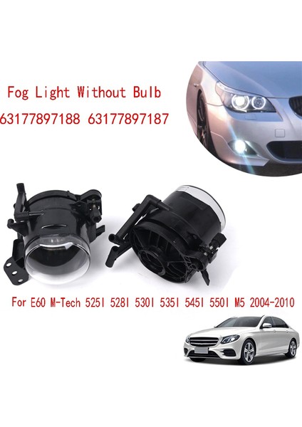 E60 63177897188 Için Ampulsüz Ön Sis Lambası Lamba Yuvası (Yurt Dışından) modelleri