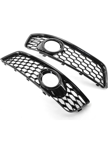 1 Çift Araba Ön Tampon Sis Lambası Izgara Audi A3 8p 2009-2013 8P0807682D Sis Lambası Petek Izgara Kapakları (Yurt Dışından)