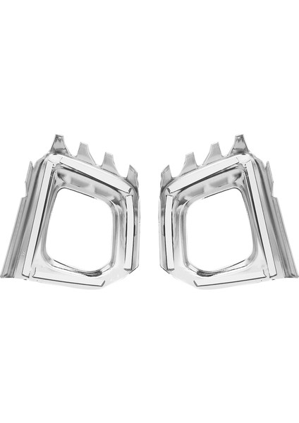 Peugeot 5008 2017 2018 Için 4pcs Chrome Front+Arka Sis Işık Lambası Kapağı Döşeme Sis Far Çerçevesi Döşeme (Yurt Dışından) fiyatları