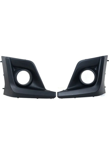 Ön Tampon Sis Kapağı Izgara Sis Lambası Subaru-Xv Crosstrek Için Çerçeve Kapağı 2018-2020 57731FL081 57731FL082 Siyah (Yurt Dışından)