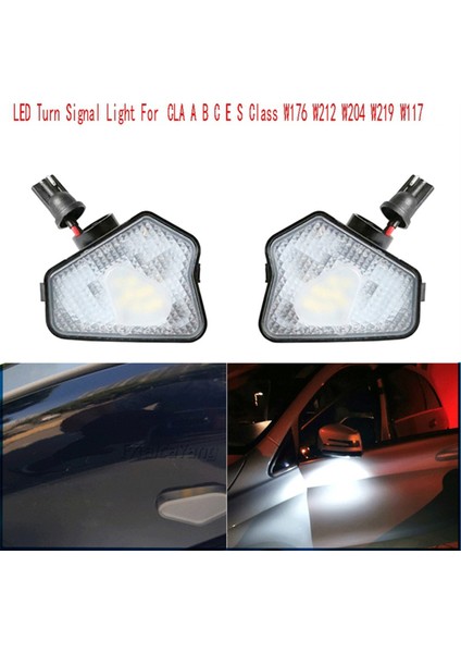 Araba Bir, Araba Işığı Arka Ayna Hoş Geldiniz Işık Benz Cla A B C E S Sınıfı Için Sinyal Işığı W176 W212 W204 W219 W117 (Yurt Dışından)
