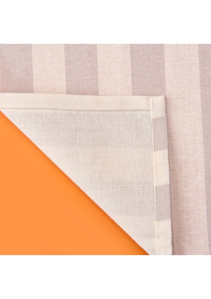 Soft Woro Mutfak Önlüğü - Ekru / Gri - 54X78 cm