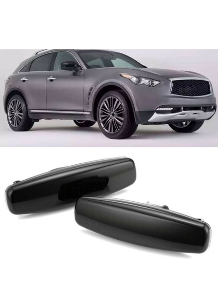 LED Dinamik Dönüş Sinyali Işık Yan Işaretçi Infiniti Için EX25 EX35 EX37 FX35 FX37 G25 G35 Q40 Q60 Q70 QX50 (Yurt Dışından) indirimleri