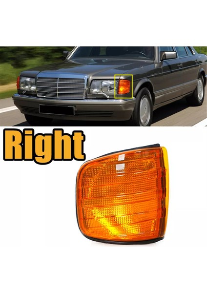 1paır Dön Sinyal Köşe Işık Kabuğu Mercedes Benz S-Serisi W126 1981-1991 Yan Köşe Işıkları Park Lambası Sarı (Yurt Dışından) fırsatları