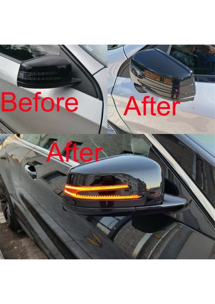 Sıralı Dönüş Sinyali ile Yan Ayna Işığı A3159539A A1668200121 Mercedes Benz C E S Cla Sınıfı W204 (Yurt Dışından) modelleri