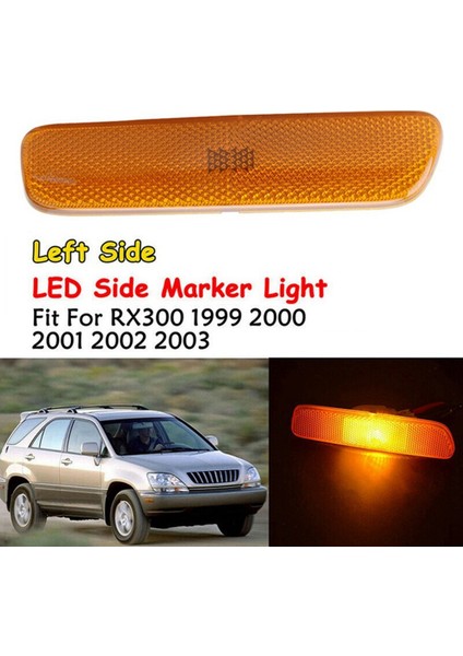 Lexus RX300 1999-2003 Için Sol Taraf IS300 2001-05 Arka Tampon Reflektörü Sarı LED Sinyal Işaretleyici Işığı 8174048010 (Yurt Dışından) fiyatları