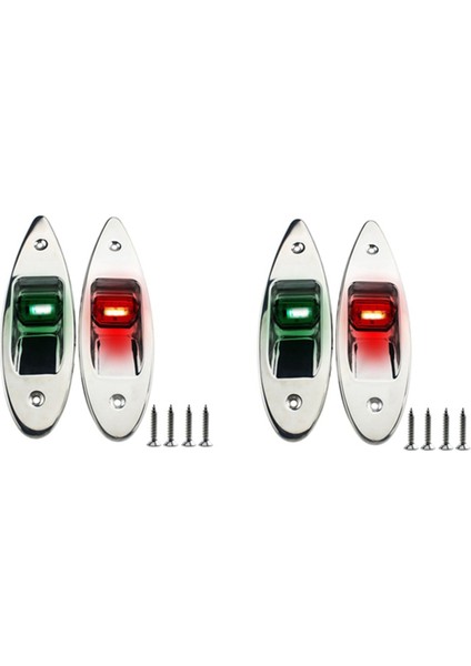 LED Iki Renkli Sinyal Işıkları Deniz Evrensel Navigasyon Işıkları Navigasyon Işıkları Tekne Malzemeleri (Yurt Dışından)