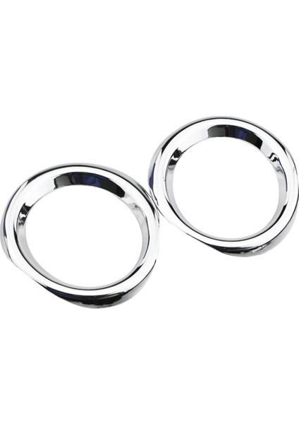 2pcs Araba Ön Sis Lambası Işık Kapağı Toyota C-Hr Chr Chr Chr Için Dekorasyon Yüzüğü Trim 2016-2020 Lhd Aksesuarlar, Gümüş (Yurt Dışından)
