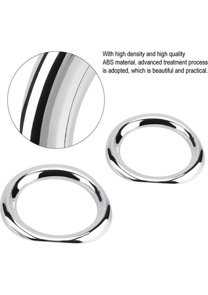 2pcs Araba Ön Sis Lambası Işık Kapağı Toyota C-Hr Chr Chr Chr Için Dekorasyon Yüzüğü Trim 2016-2020 Lhd Aksesuarlar, Gümüş (Yurt Dışından) indirimleri