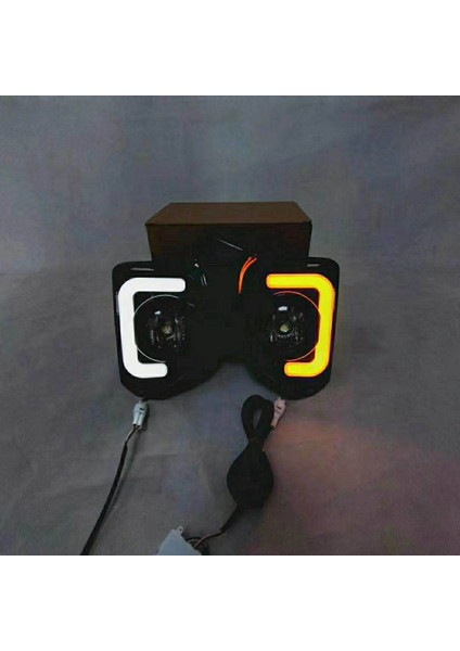 2pcs LED 12V Abs Araba Sis Lambası Drl Toyota Hiace Için Gündüz Çalışan Işık 2014 2015 2016 2017 2018 Dönüş Sinyali ile (Yurt Dışından) modelleri