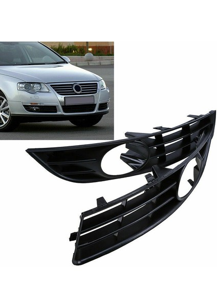 Araba 1 Çift Ön Tampon Yan Alt Sisli Fog Kapağı Passat B6 2006-2009 Için Izgaralar (Yurt Dışından) fiyatları