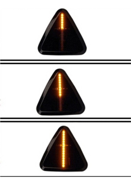 Araba Dinamik LED Dönüş Sinyal Lambası Göstergesi Sinyal Lambası (Yurt Dışından) indirimleri