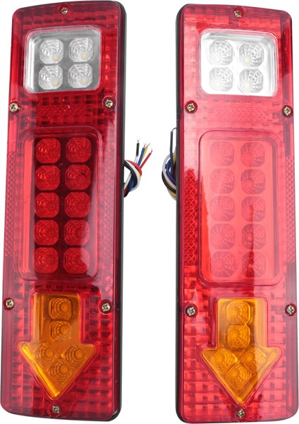 2pcs Araba 19 LED Su Geçirmez Kuyruk Işık Römorku Kamyon Arka Dönüş Sinyali Durdurma Işığı (Yurt Dışından) fiyatları