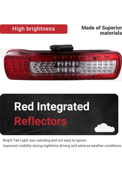 Volvo Fh Fm Arka Dönüş Sinyali Durdurma Fren Sisi Lambası Için LED Kuyruk Lambaları, Uyarı Işık Arabası Aksesuarları Sağ (Yurt Dışından) fırsatları