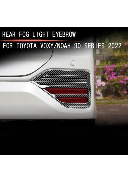 Toyota Noah Voxy 90 Serisi 2022 Için Arka Reflektör Sis Işık Lamba Kapağı Trim Çerçeve Çerçeve Dış Aksesuarlar Gösterildiği Gibi (Yurt Dışından) fırsatları
