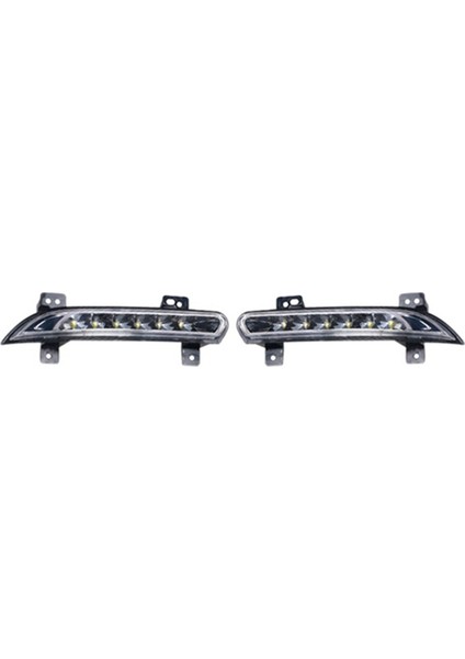 1 Çift LED Sis Fark Gündüz Lambası Renault Fluence Için Işık Tampon Lambası 2014+ Renault Parçaları (Yurt Dışından)