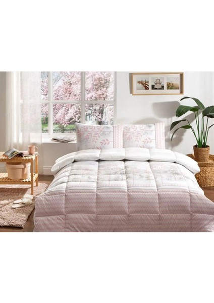 Natura Nev Çift Kişilik Nevresim Takımı - Pudra