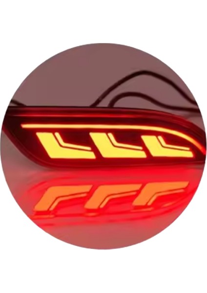 Araba LED Arka Tampon Işıkları Dinamik Dönüş Sinyali Işık Reflektörü Işık Fren Işığı Chevrolet Spark Için 2010-2015 (Yurt Dışından) fiyatları