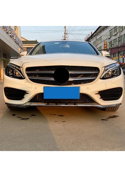 Mercedes-Benz W205 C-Serisi Için C180 C200 C260 2015-2018 Set L+R Ön Tampon Sis Lambası Izgara Izgara Ekle Yüz Çubuğu Kapağı (Yurt Dışından) fırsatları