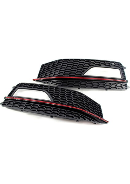 1 Çift Kırmızı Çizgi Sis Far Çerçeve Izgara Spor Tarzı Sis Lambası Kapağı Audi A4 S4 13-15 Dekoratif Modifikasyon Parçaları (Yurt Dışından) fiyatları