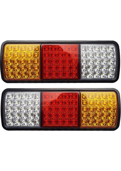 2pcs 12V 75 Kamyon Için LED Su Geçirmez Arka Lambalar Rv Van Otobüs Römork Işıkları Sinyal Göstergesi Fren Ters Işıkları Durdurur (Yurt Dışından)