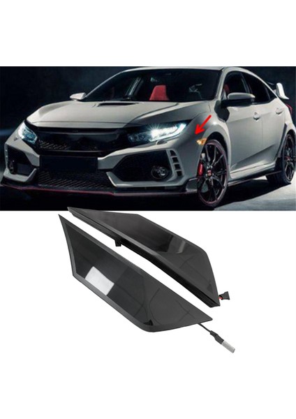 Araba LED Dinamik Yan Işaretçi Işığı HO2551127 Honda Cıvıc Için HO25501 2016-2020 Tekrarlayıcı Gösterge Işık Dönüşü Sinyal Işığı (Yurt Dışından) fırsatları