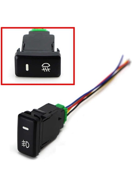 3pcs Otomatik Retrofit Switch Su Geçirmez Toyota Lexus Beyaz Işık Için 4 Hat Sis Lambası Anahtarı (Yurt Dışından) fiyatları