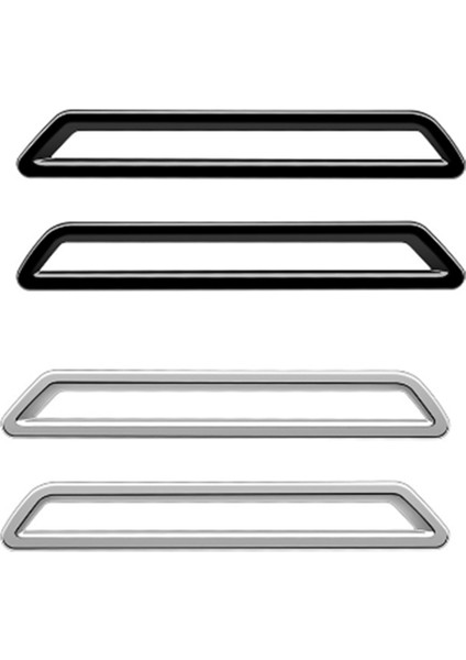 Araba Arka Sis Fagarı Kapakları Çıkartma Sisleri Koruyucu Çerçeve Honda Wrv 2024 Japon Sürümü Gümüş (Yurt Dışından) fırsatları