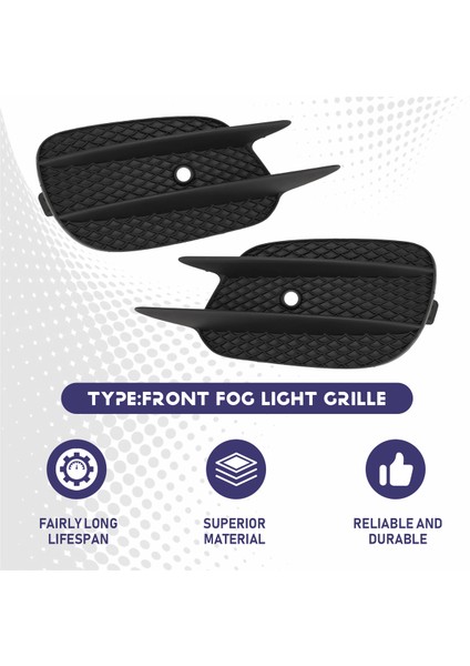 2x Araç Ön Tampon Sis Farkı Izgara Izgara Kapağı Mercedes Benz E Sınıfı W213 E200 E260 16-20 A213856800 A2138856700 (Yurt Dışından) fırsatları