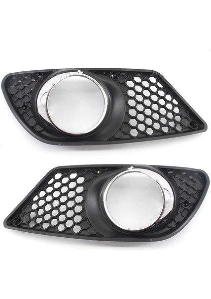 1 Çift Araba Ön Tampon Sis Izgarası Izgara Lambası Izgara Kapağı Benz C-Serisi Için Krom Çerçeveli W204 2008-2010 (Yurt Dışından) fırsatları