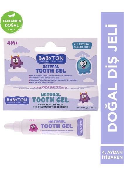Bebekler İçin Doğal Diş Jeli