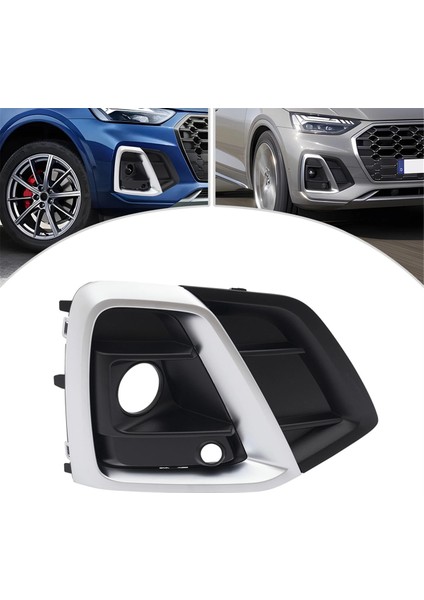 Ön Sis Fark Çerçeve Sis Lambası Çerçevesi Audi Q5 Sq5 Için S-Line 2021-2024 Sis Lambası Kapağı Sağ 80A807680AGCOX, AU1039162 (Yurt Dışından) modelleri