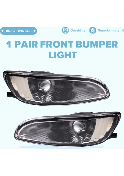 1 Çift Araba Ön Sis Farları Ön Tampon Işıkları 81221-48020 81211-48020 Lexus RX300 RX330 RX350 (Yurt Dışından) fırsatları