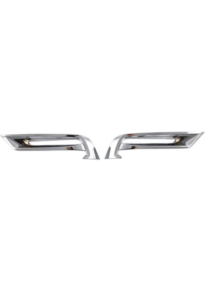 Araba Krom Gümüş Ön Tampon Alt Izgara Döşeme Şeritleri Sis Işık Çerçevesi Kapak Trim Honda Hrv Hr-V 2021 2022 2023 (Yurt Dışından)