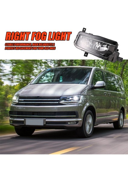 Araba Sağ Ön Sis Far Halojen Kit Vw Taşıyıcı T6 T7 2016-2019 7E0941662A Sağ Taraf (Yurt Dışından) indirimleri