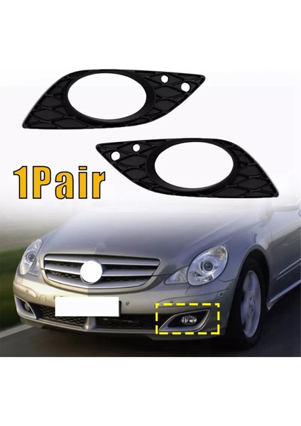 1 Çift Yeni Yüksek li Araba Ön Tampon Sis Lambası Çerçevesi 2518850523 2518850623 Mercedes-Benz W251 R350 (Yurt Dışından) fırsatları