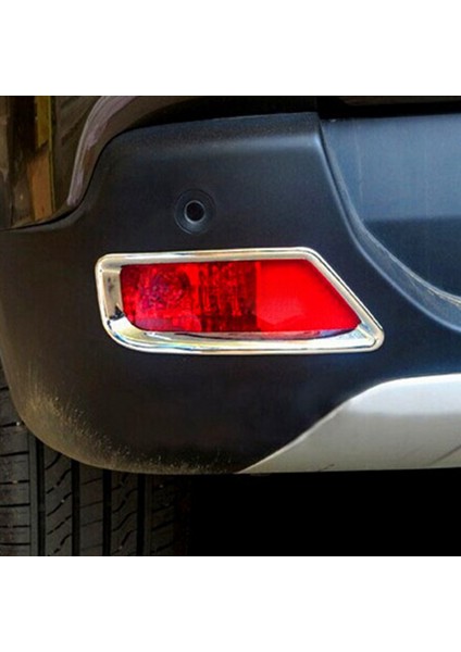 Abs Krom Araba Arka Sis Farları Kapak Kaplama Çıkartmaları Peugeot 3008 2013 2014 2015 Aksesuarları Için Sis Lambası Çerçevesi (Yurt Dışından) fiyatları